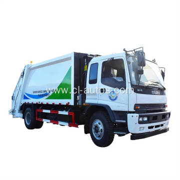 4X2 Isuzu Ftr 12cbm Urban Garbage Compactor Truck